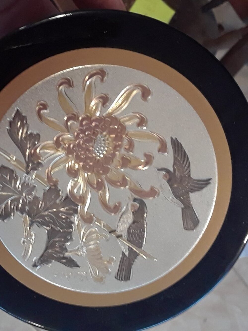 Japanese Cloisonne coaster set
